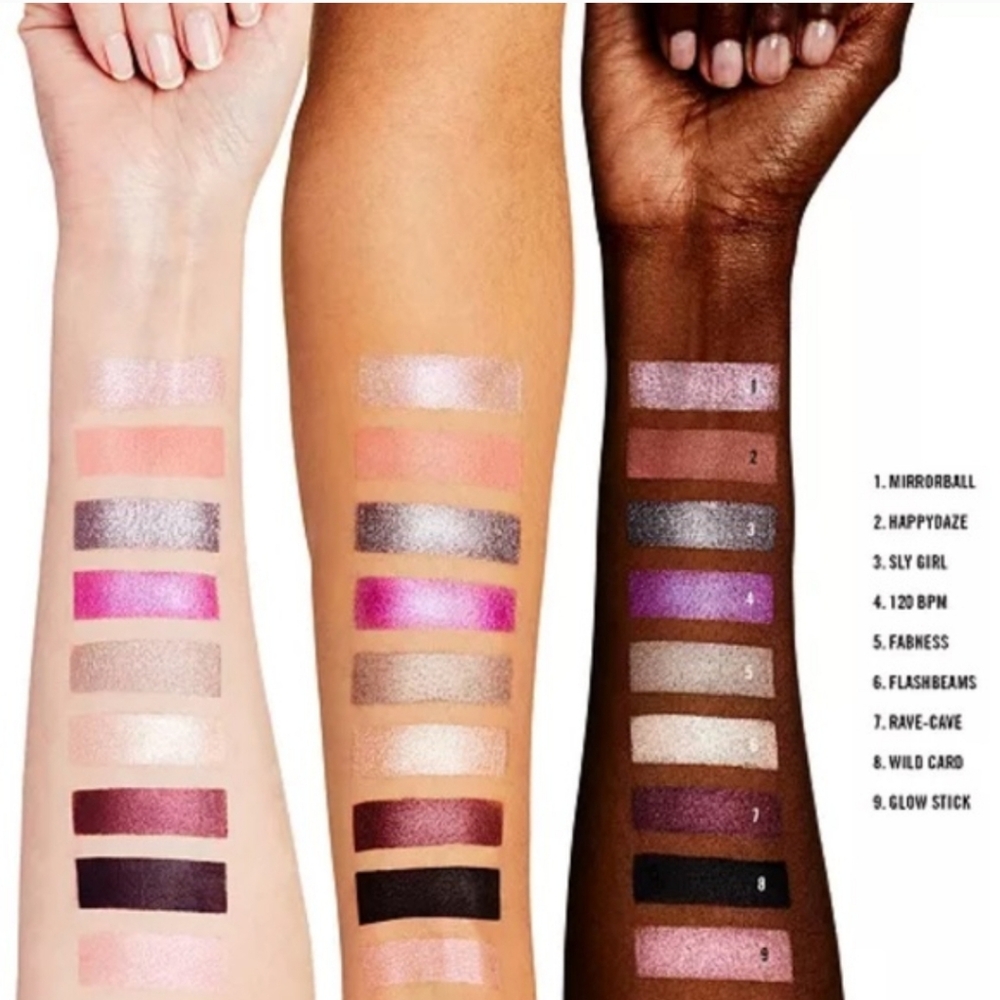MAC Raver Girl Eye Shadow x 8 and Highlighter Palette - Picture 5 of 5
